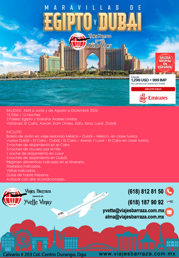 EGIPTO Y DUBAI