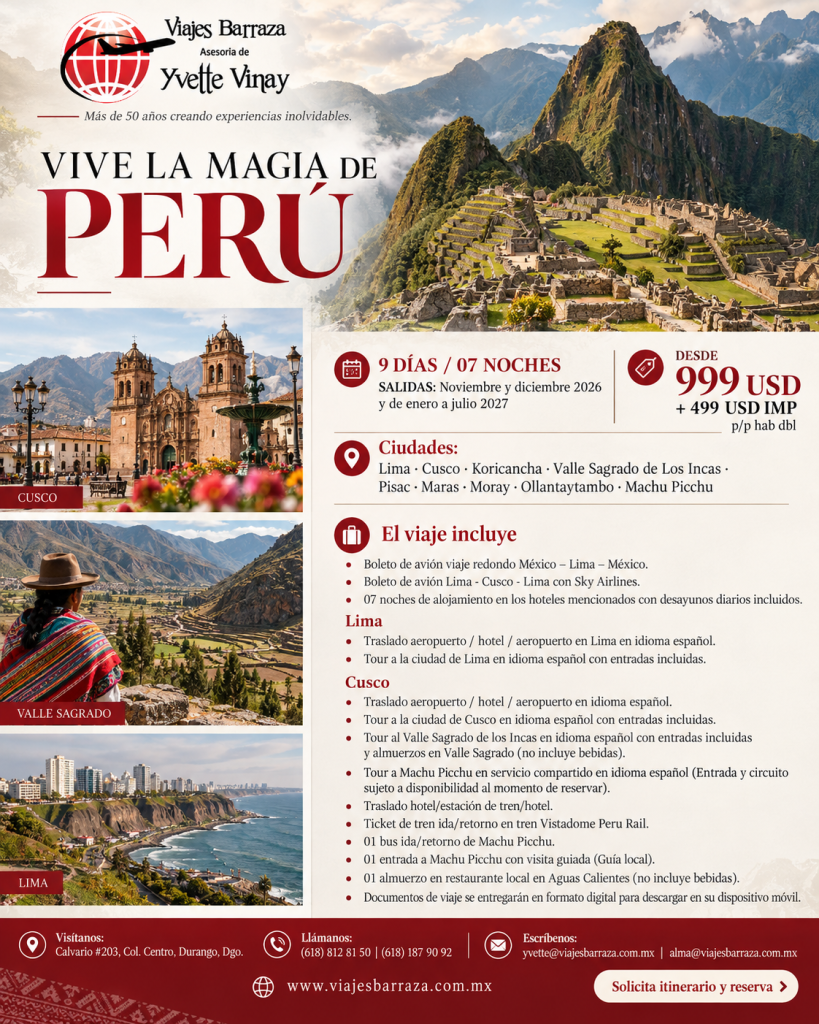 PERÚ Y SU MAGIA