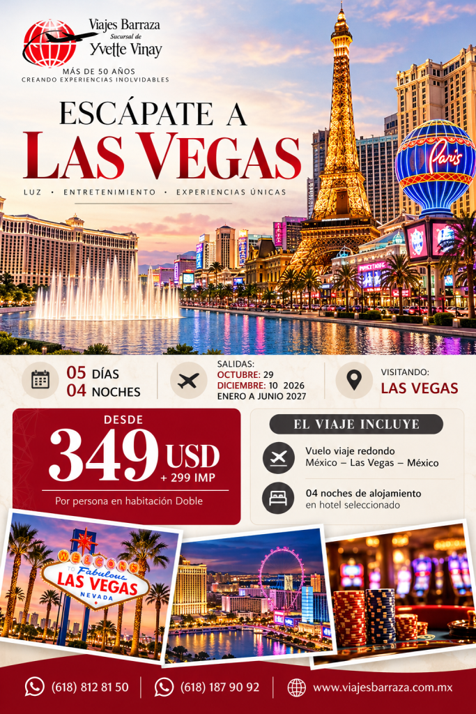ESCÁPATE A LAS VEGAS