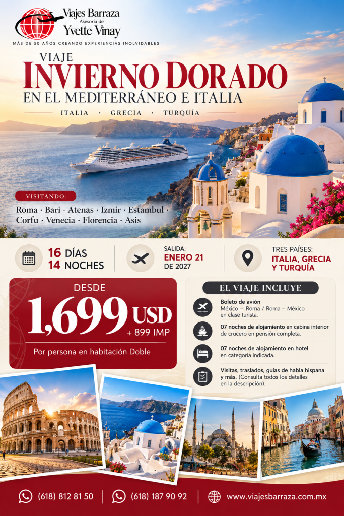 MEDITERRÁNEO E ITALIA